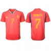 Spanien Alvaro Morata #7 Hemmatröja VM 2022 Korta ärmar
